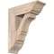 Ekena Millwork Balboa Traditional Smooth Bracket w/ Offset Brace, Douglas Fir, 7 1/2"W x 22"D x 26"H BKT0806X22X26BOA01SDF - alternate 1